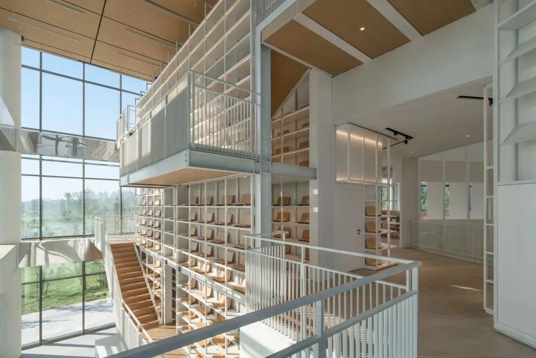 宁静之间的热爱与追求:严旸建筑设计平谷新城居委会共创与园 · 自由书图书租赁计划相簿一睹细节